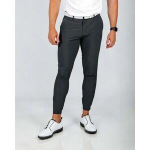 Primo Golf Jogger Men's 32 x 30 Dark Gray Performance Ankle Zip Tapered Pants